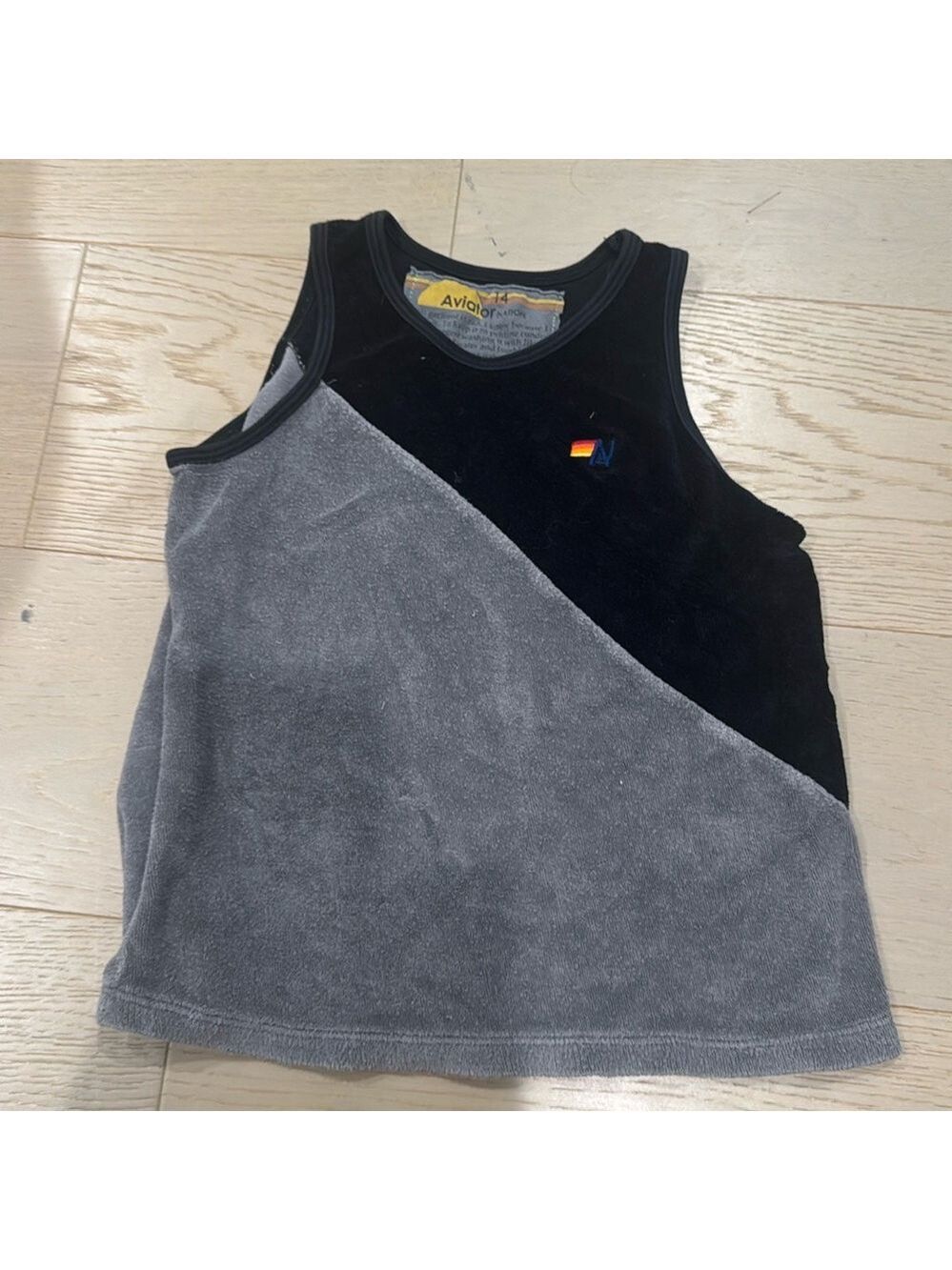Aviator Nation Girls Glider Racer Tank Size 14